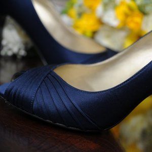Blue, Adrianna Papell Boutique, High Heels